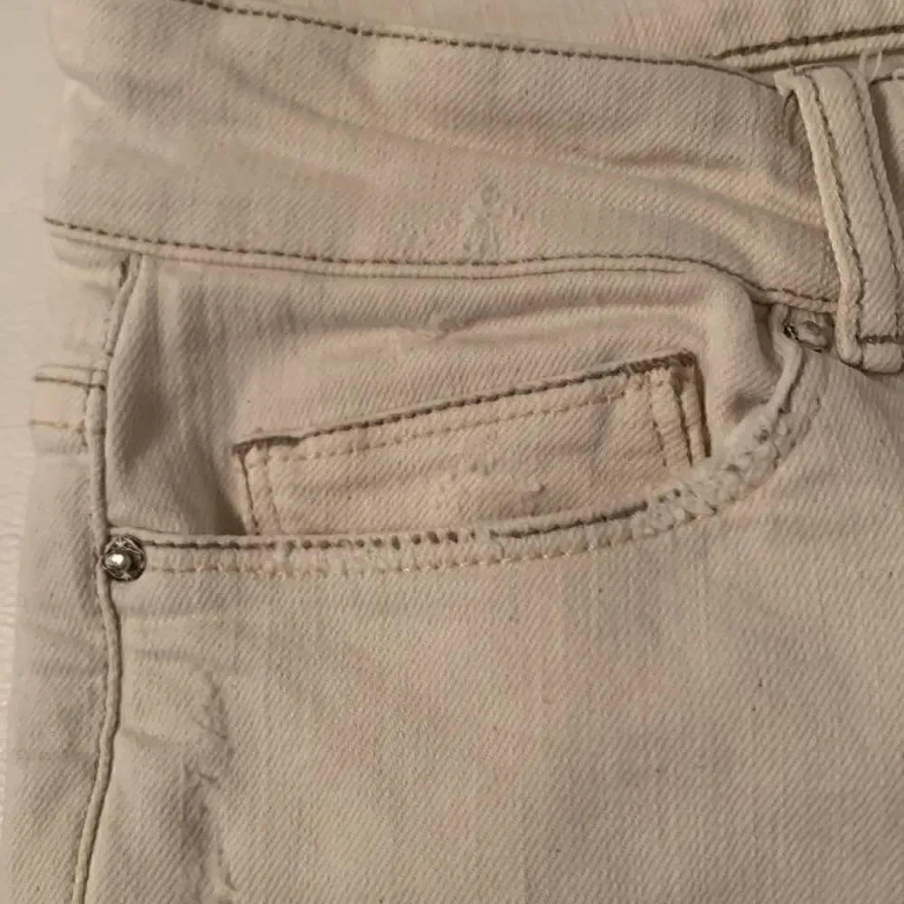 Zara Basic Heritage Skinny Distressed Denim Women’s Jeans Size 4